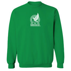 Mexico National Team Vive La Fete Women's Color Badge Pullover Sweatshirt Green