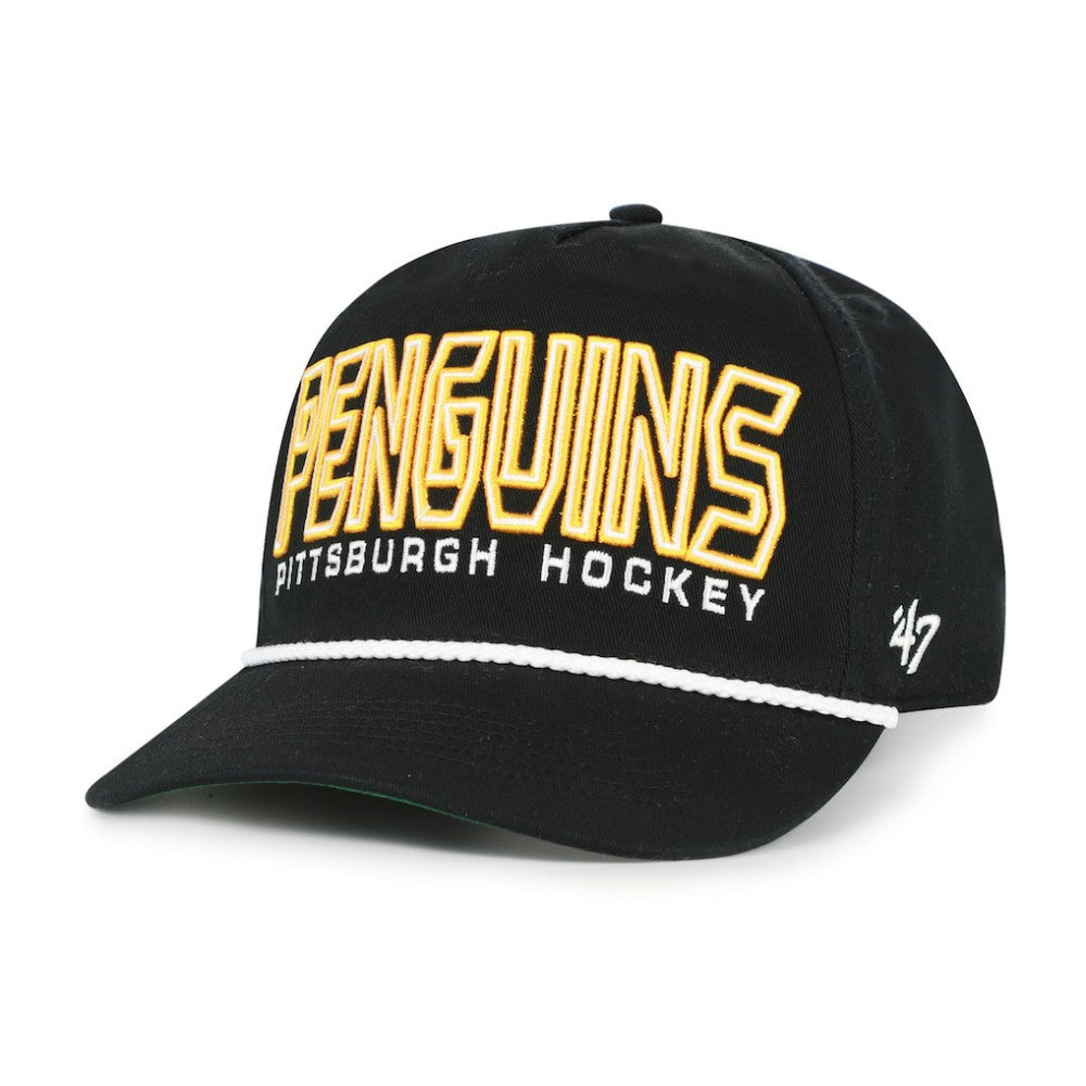 Pittsburgh Penguins '47 Byline Hitch Adjustable Hat Black