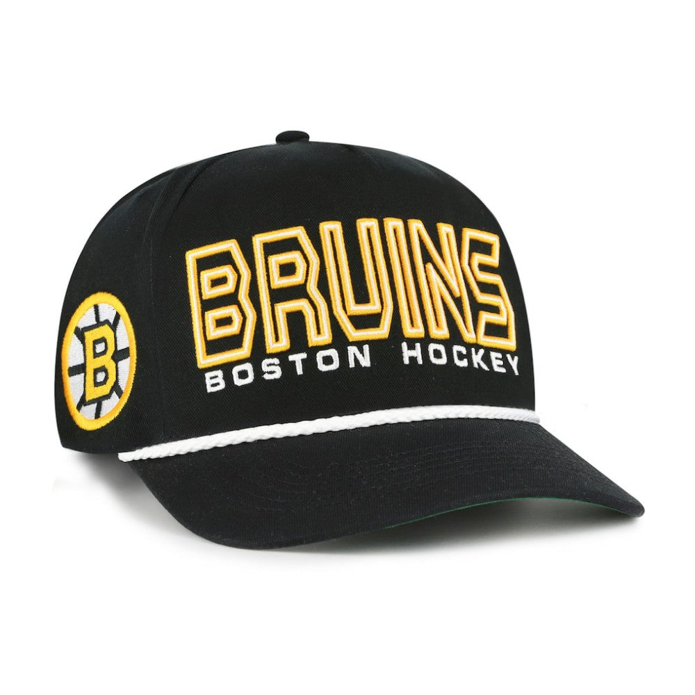 Boston Bruins '47 Byline Hitch Adjustable Hat Black