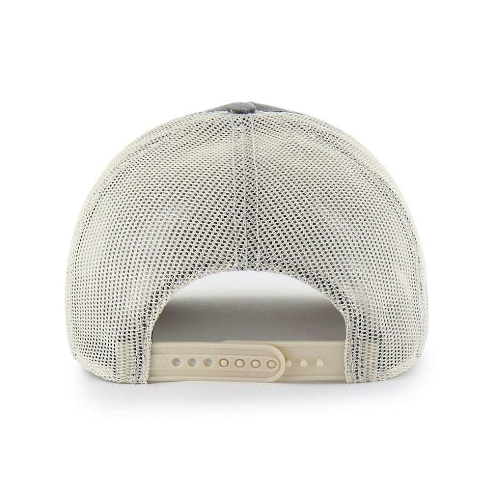 Boston Bruins '47 Canteen Pigment Dyed Patch Trucker Adjustable Hat Charcoal