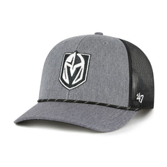 Vegas Golden Knights '47 Carbon Rope Trucker Adjustable Hat Gray