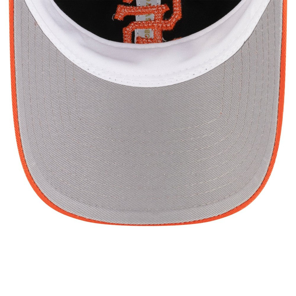 San Francisco Giants OVO x Washed 9TWENTY Adjustable Hat Black/Orange | New Era
