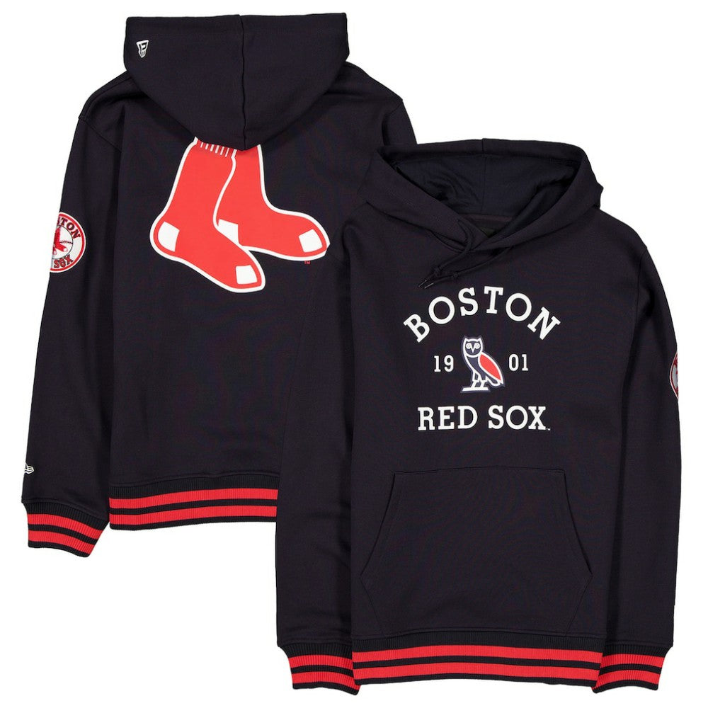 Boston Red Sox OVO x Heavyweight Fleece Hoodie Navy | New Era