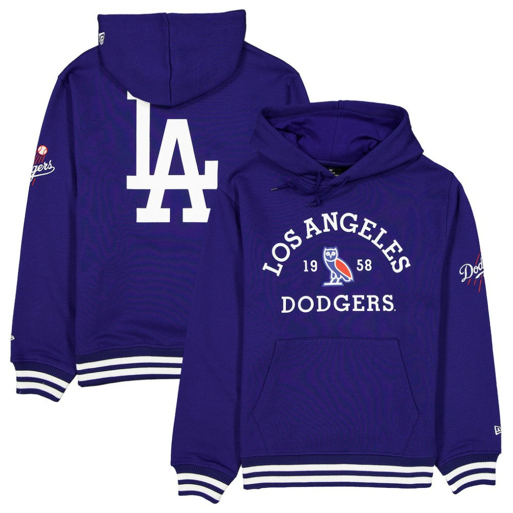Los Angeles Dodgers OVO x Heavyweight Fleece Hoodie Royal | New Era