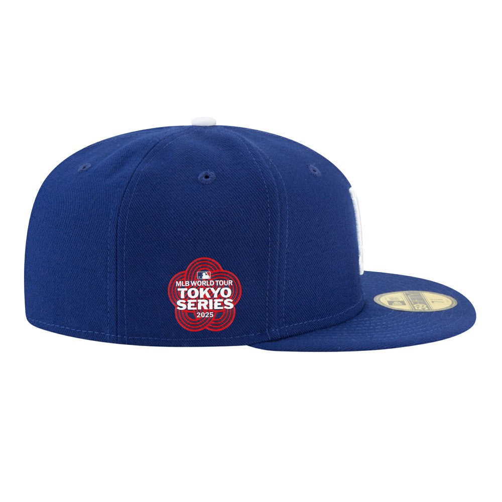 Los Angeles Dodgers 2025 MLB World Tour: Tokyo Series Side Patch 59FIFTY Fitted Hat Royal | New Era