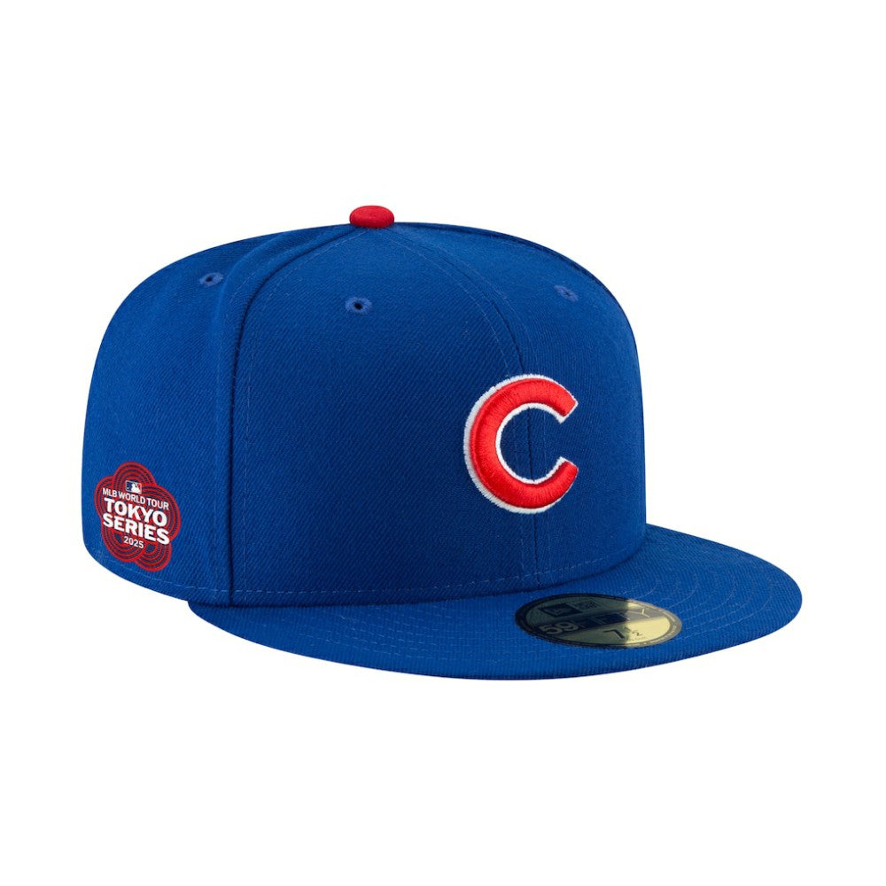 Chicago Cubs 2025 MLB World Tour: Tokyo Series Side Patch 59FIFTY Fitted Hat Royal | New Era