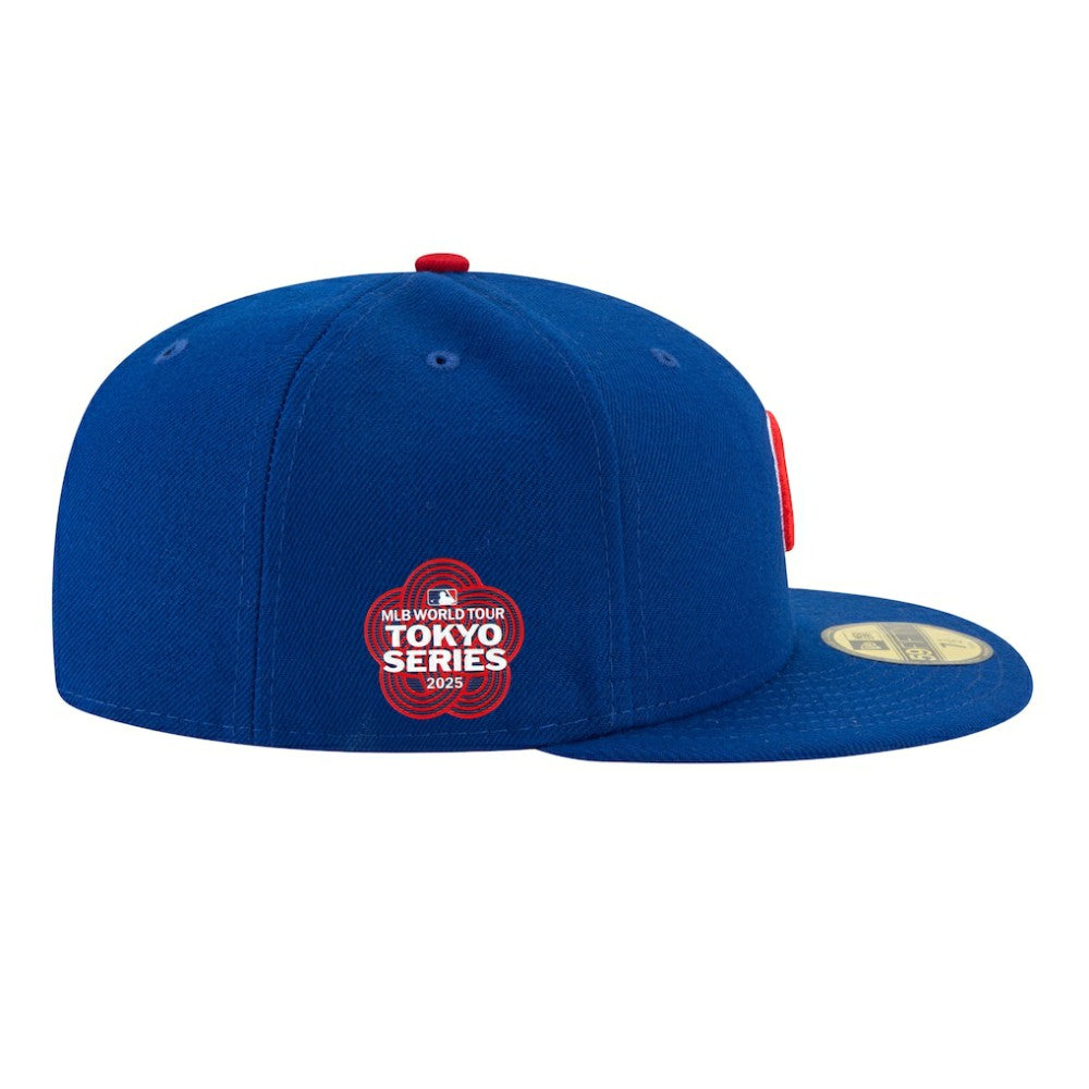 Chicago Cubs 2025 MLB World Tour: Tokyo Series Side Patch 59FIFTY Fitted Hat Royal | New Era