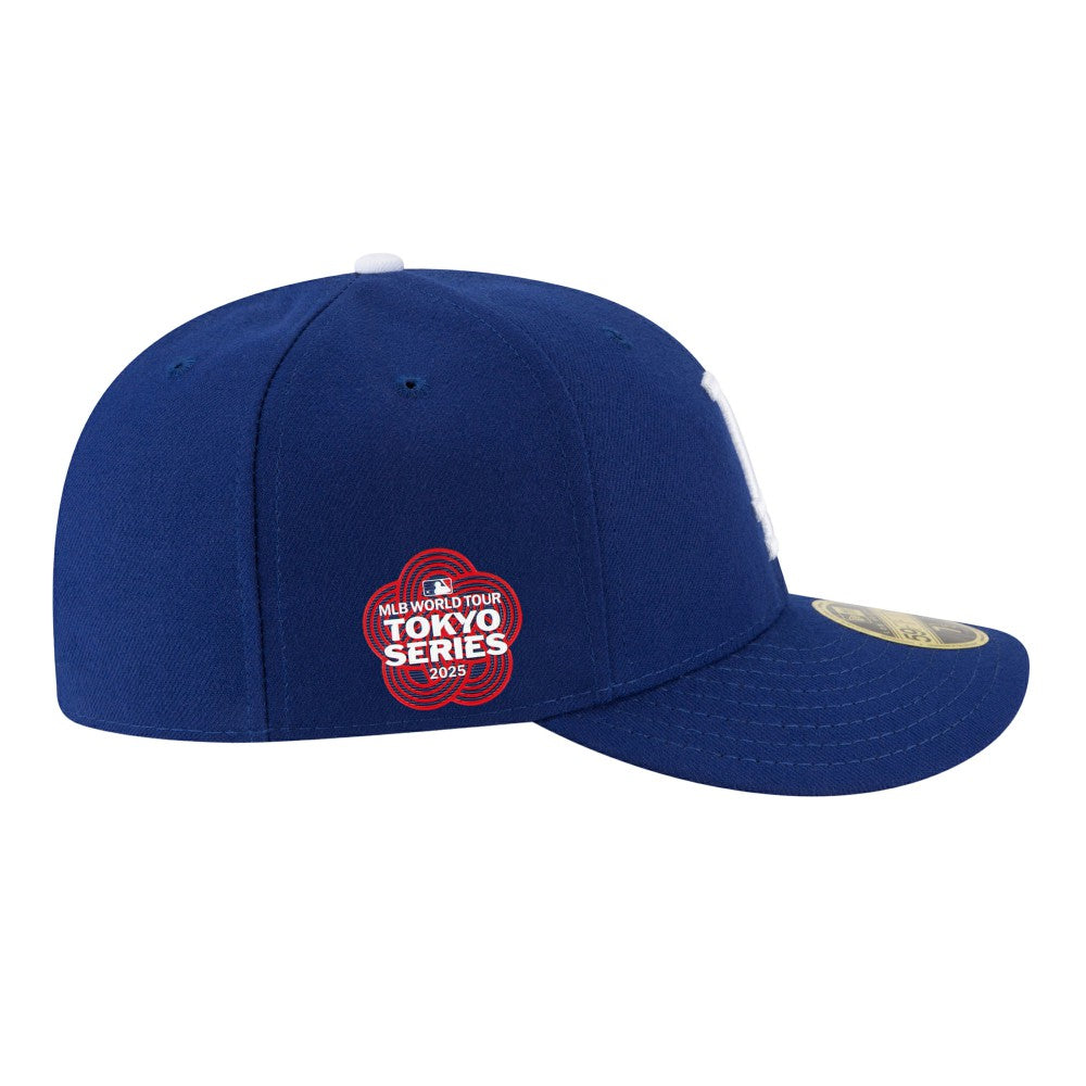 Los Angeles Dodgers 2025 MLB World Tour: Tokyo Series Side Patch Low Profile 59FIFTY Fitted Hat Royal | New Era