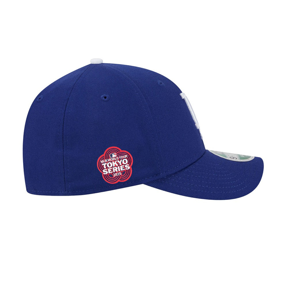 Los Angeles Dodgers 2025 MLB World Tour: Tokyo Series Side Patch 9FORTY M-Crown Adjustable Hat Royal | New Era