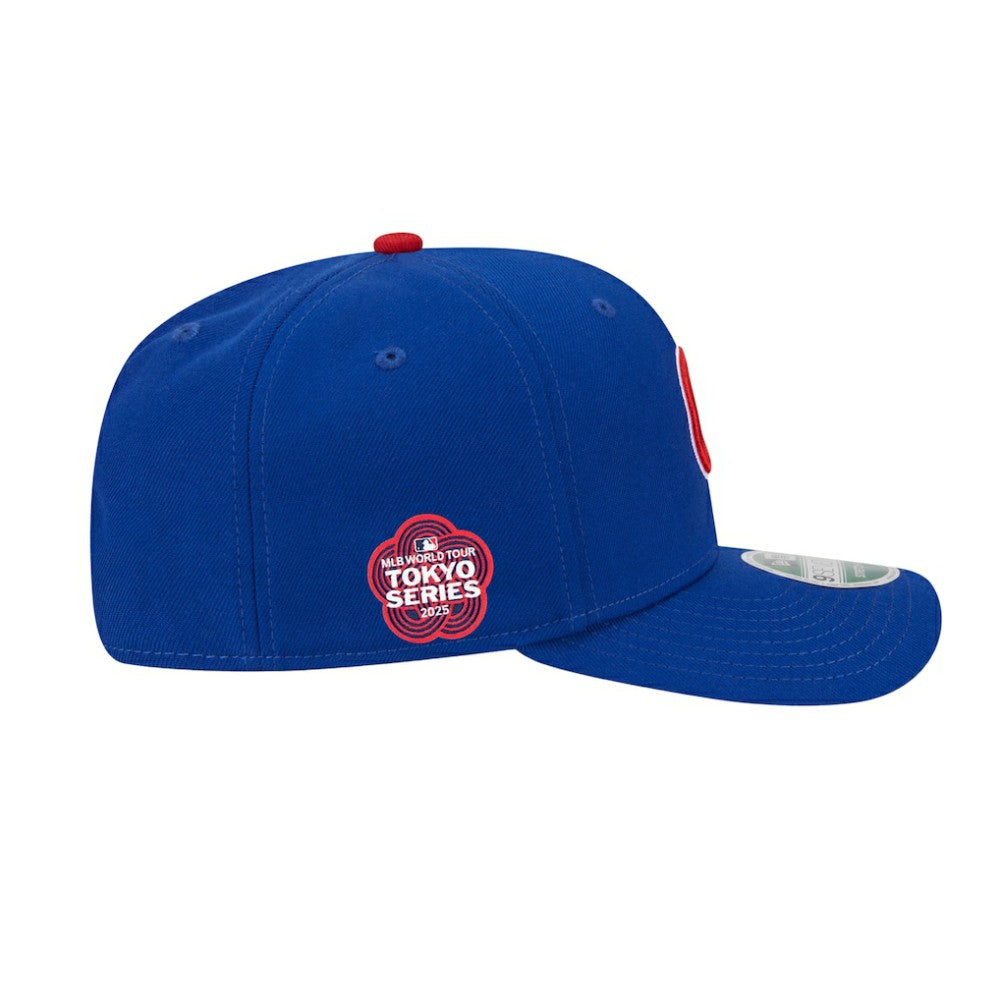 Chicago Cubs 2025 MLB World Tour: Tokyo Series Side Patch 9SEVENTY Stretch-Snap Hat Royal | New Era