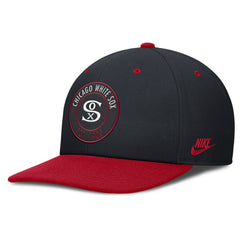 Chicago White Sox Cooperstown Collection Pro Dri-FIT Snapback Hat Navy/Red | Nike