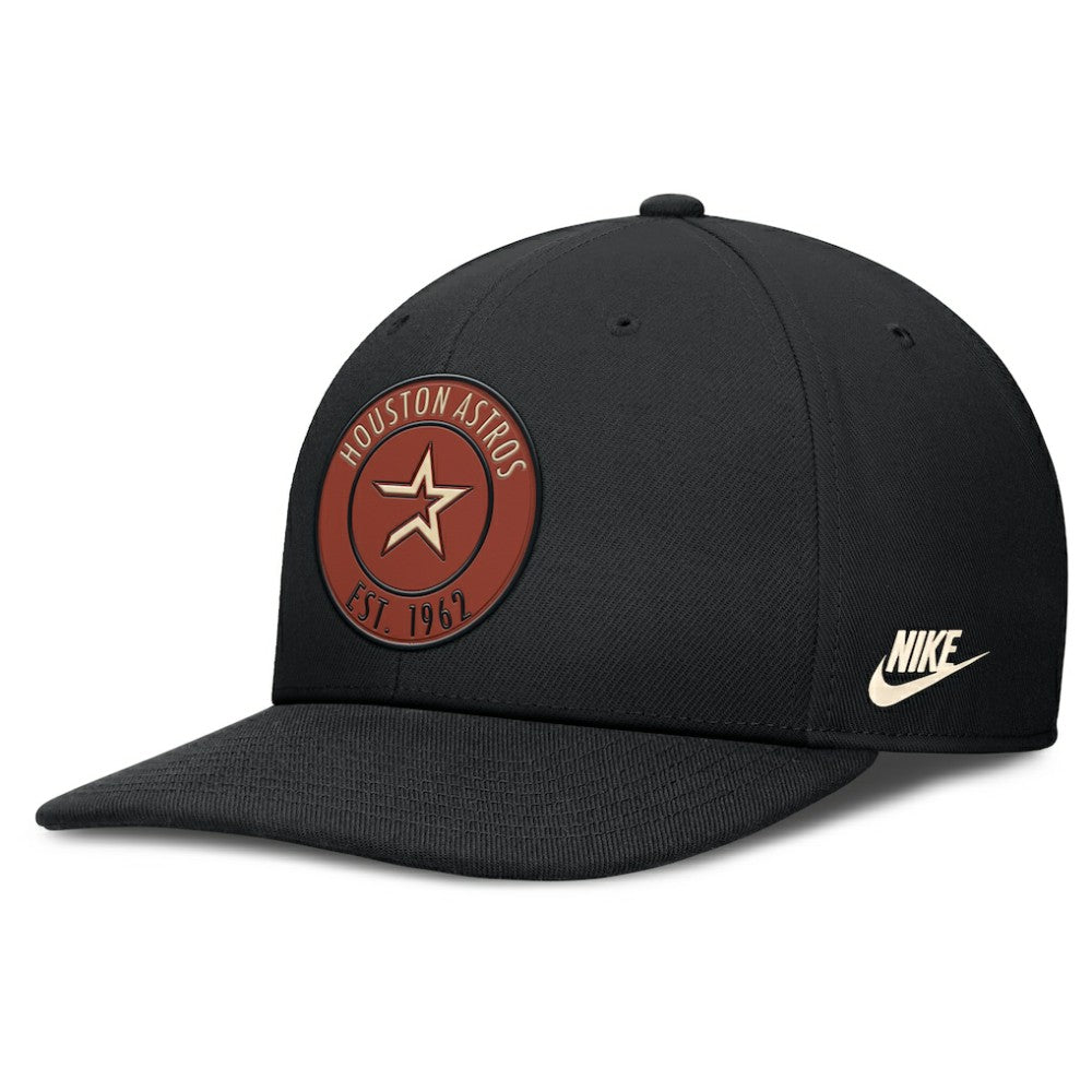 Houston Astros Cooperstown Collection Pro Dri-FIT Snapback Hat Black | Nike