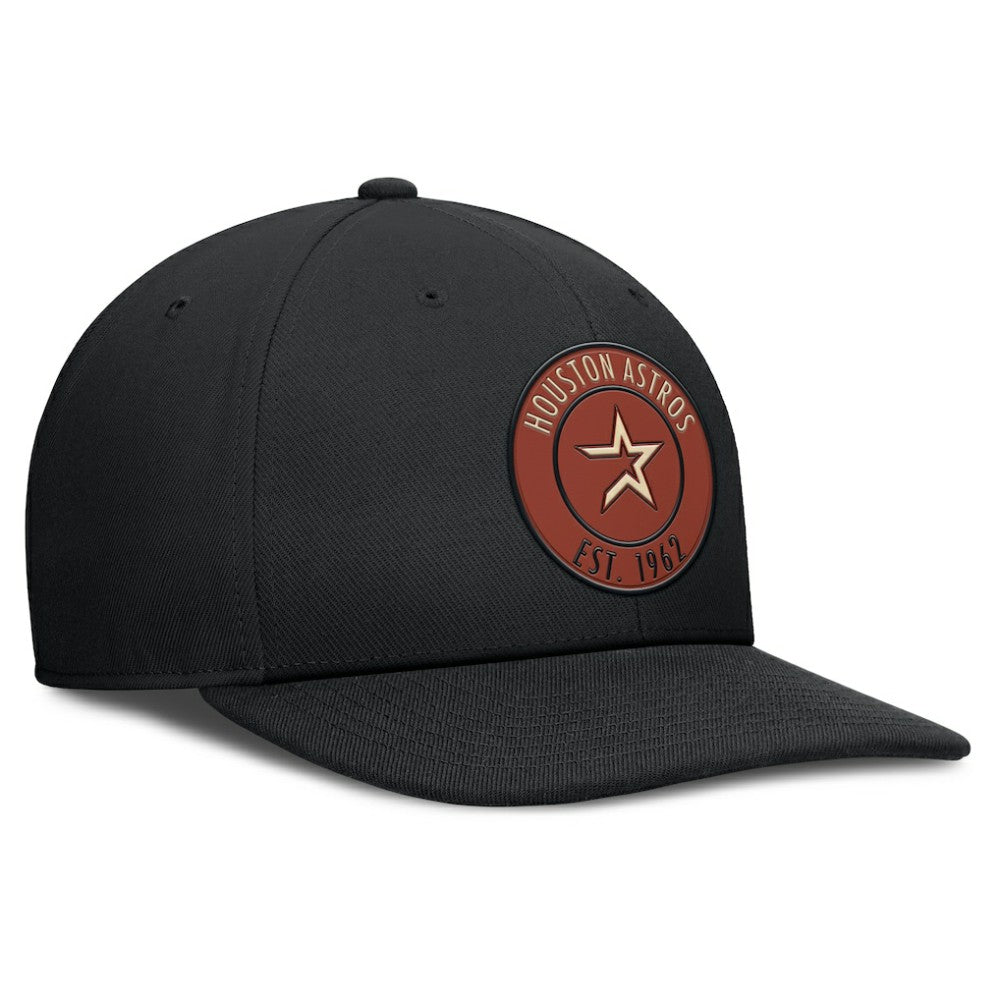 Houston Astros Cooperstown Collection Pro Dri-FIT Snapback Hat Black | Nike