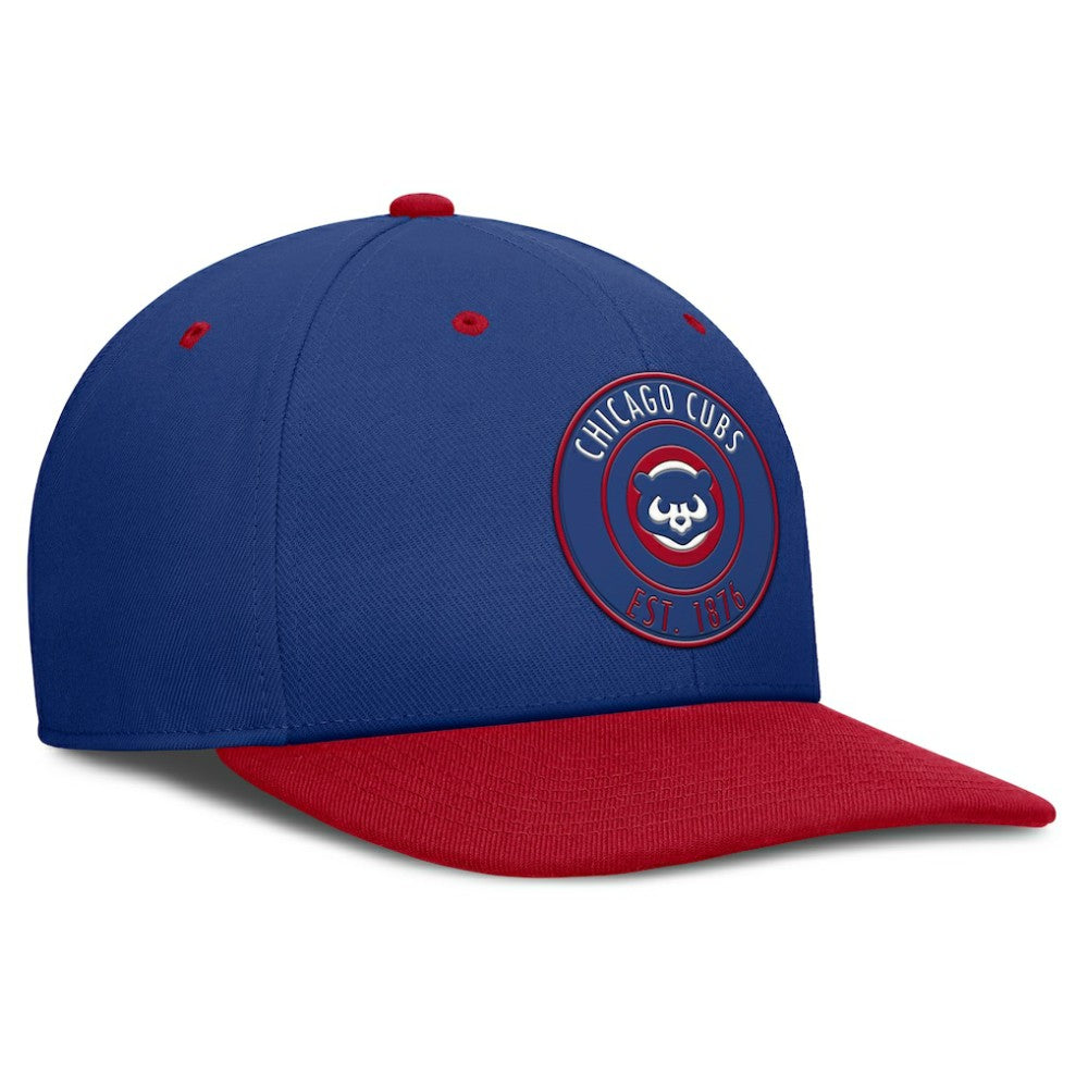 Chicago Cubs Cooperstown Collection Pro Dri-FIT Snapback Hat Royal/Red | Nike