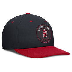 Boston Red Sox Cooperstown Collection Pro Dri-FIT Snapback Hat Navy/Red | Nike