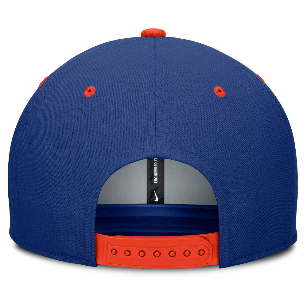 New York Mets Cooperstown Collection Pro Dri-FIT Snapback Hat Royal/Orange | Nike