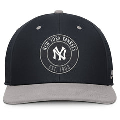 New York Yankees Cooperstown Collection Pro Dri-FIT Snapback Hat Navy/Gray | Nike