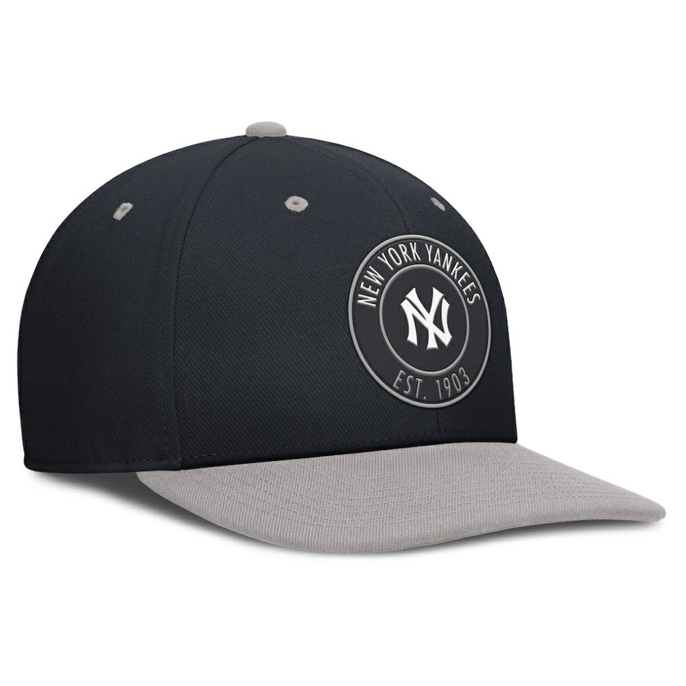 New York Yankees Cooperstown Collection Pro Dri-FIT Snapback Hat Navy/Gray | Nike