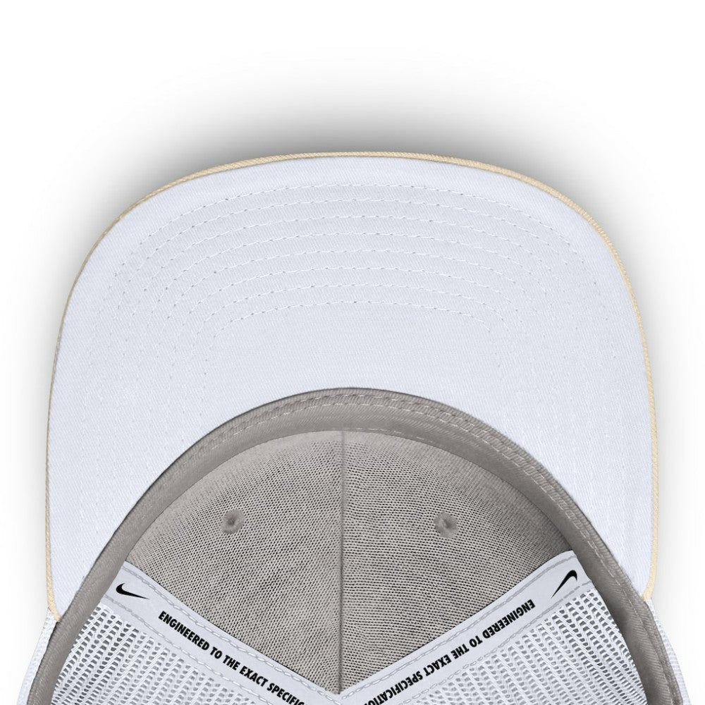New York Yankees Cooperstown Collection Dri-FIT Rise Trucker Adjustable Hat Natural | Nike