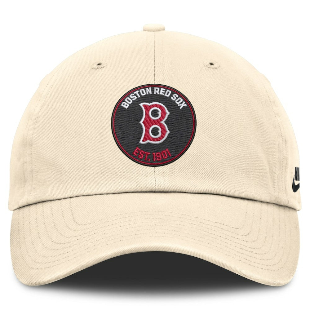 Boston Red Sox Cooperstown Collection Club Adjustable Hat Natural | Nike