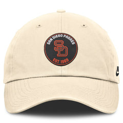 San Diego Padres Cooperstown Collection Club Adjustable Hat Natural | Nike