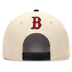 Boston Red Sox Cooperstown Collection Rise Adjustable Hat Natural/Black | Nike