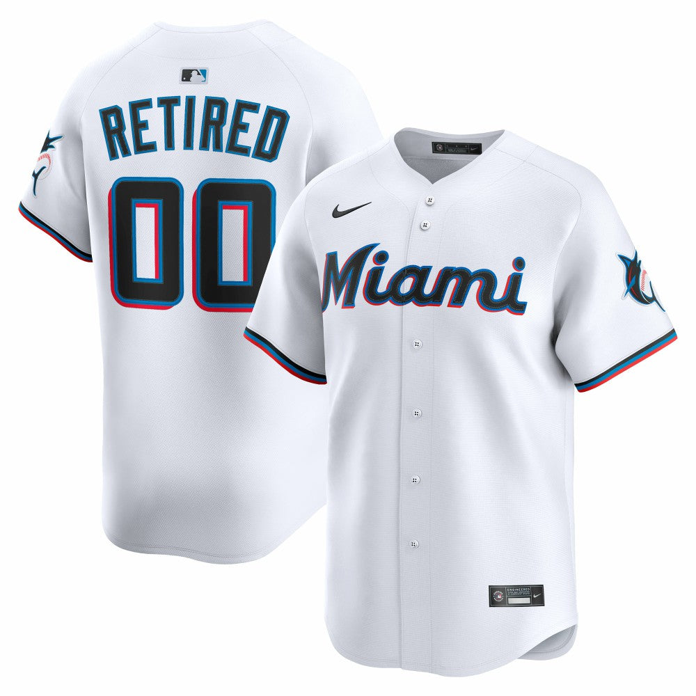 Miami Marlins Home Limited Pick-A-Player Retired Roster Jersey White | Nike