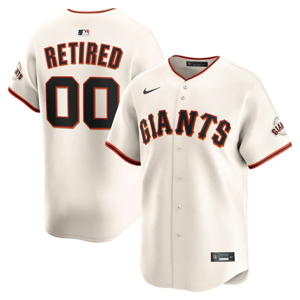 San Francisco Giants Home Limited Pick-A-Player Retired Roster Jersey Cream | Nike