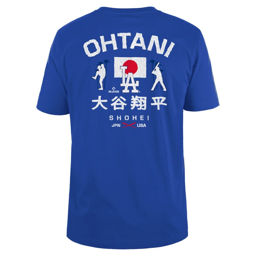 Shohei Ohtani Los Angeles Dodgers Japan Flag T-Shirt Royal | New Era