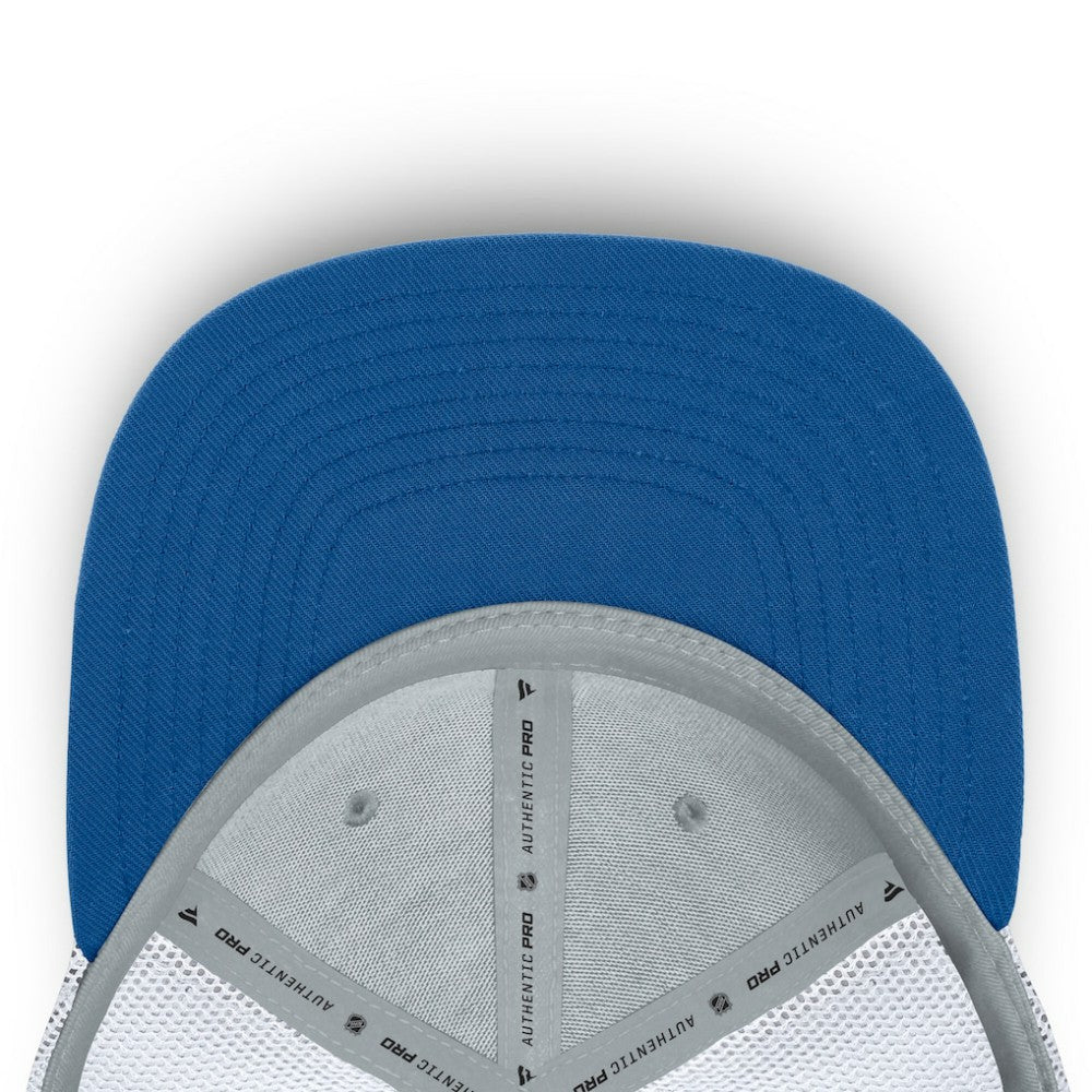 New York Rangers Fanatics Centennial Authentic Pro Structured Trucker Adjustable Hat Blue/White