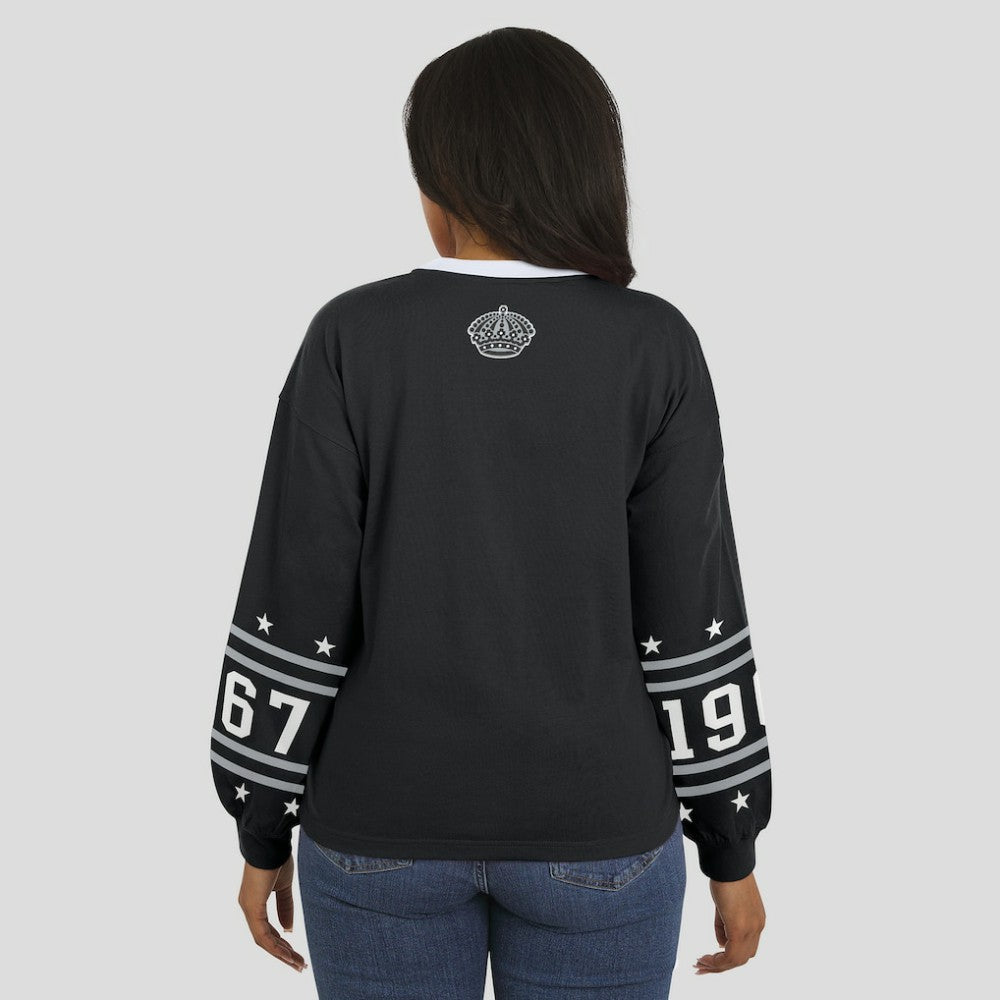 Los Angeles Kings WEAR by Erin Andrews Women's Long-Sleeve Sport T-Shirt Black