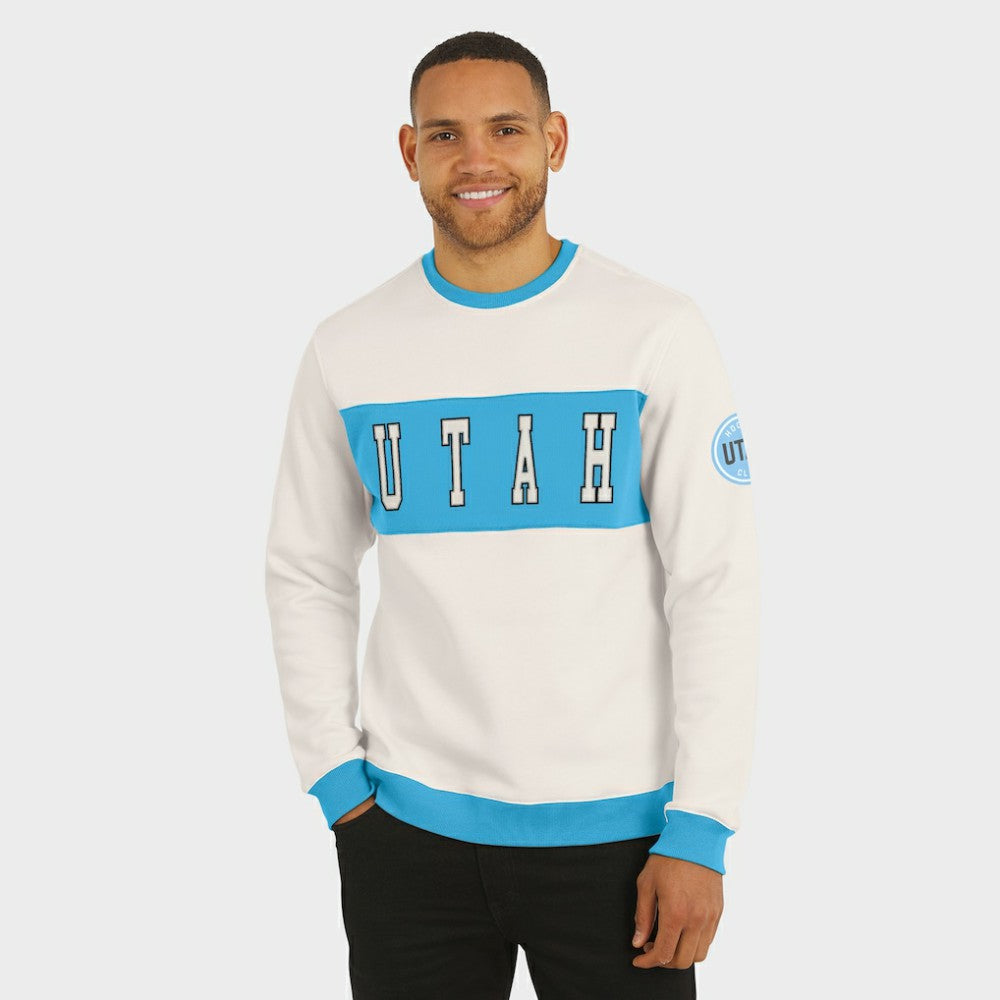 Utah Hockey Club Darius Rucker Collection by Fanatics Colorblock Pullover Sweatshirt Cream