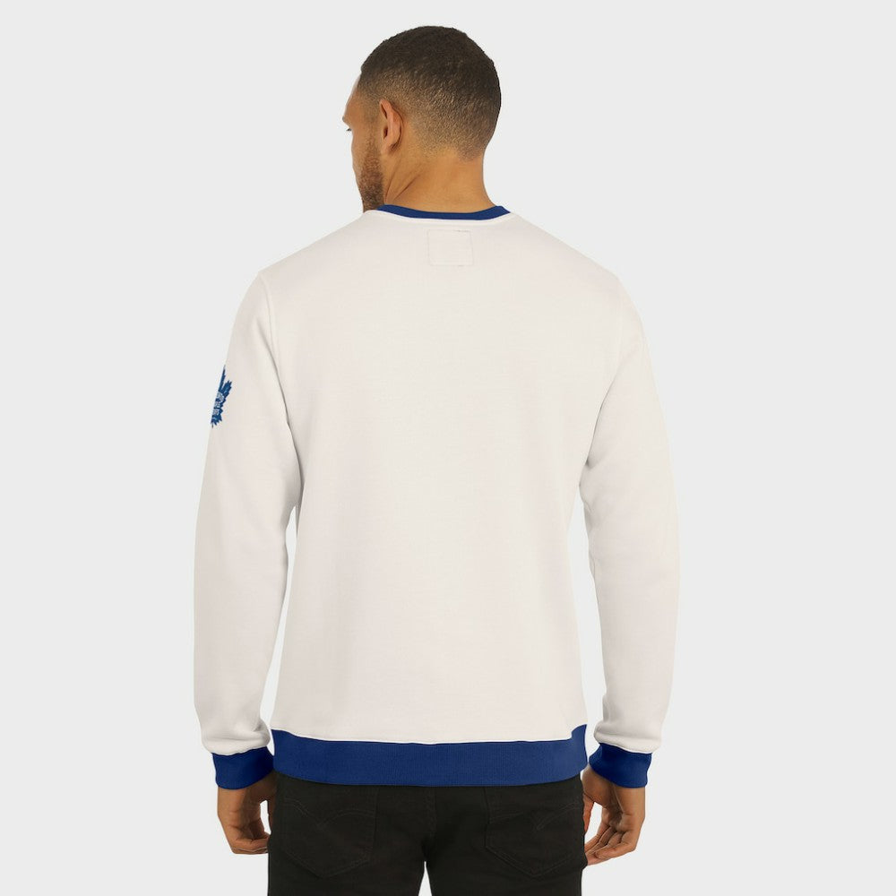 Toronto Maple Leafs Darius Rucker Collection by Fanatics Colorblock Pullover Sweatshirt Cream
