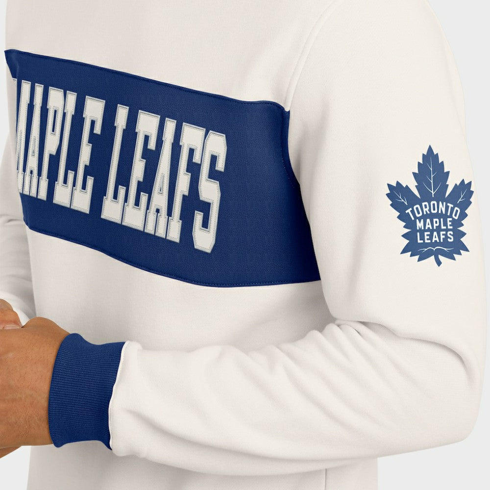 Toronto Maple Leafs Darius Rucker Collection by Fanatics Colorblock Pullover Sweatshirt Cream