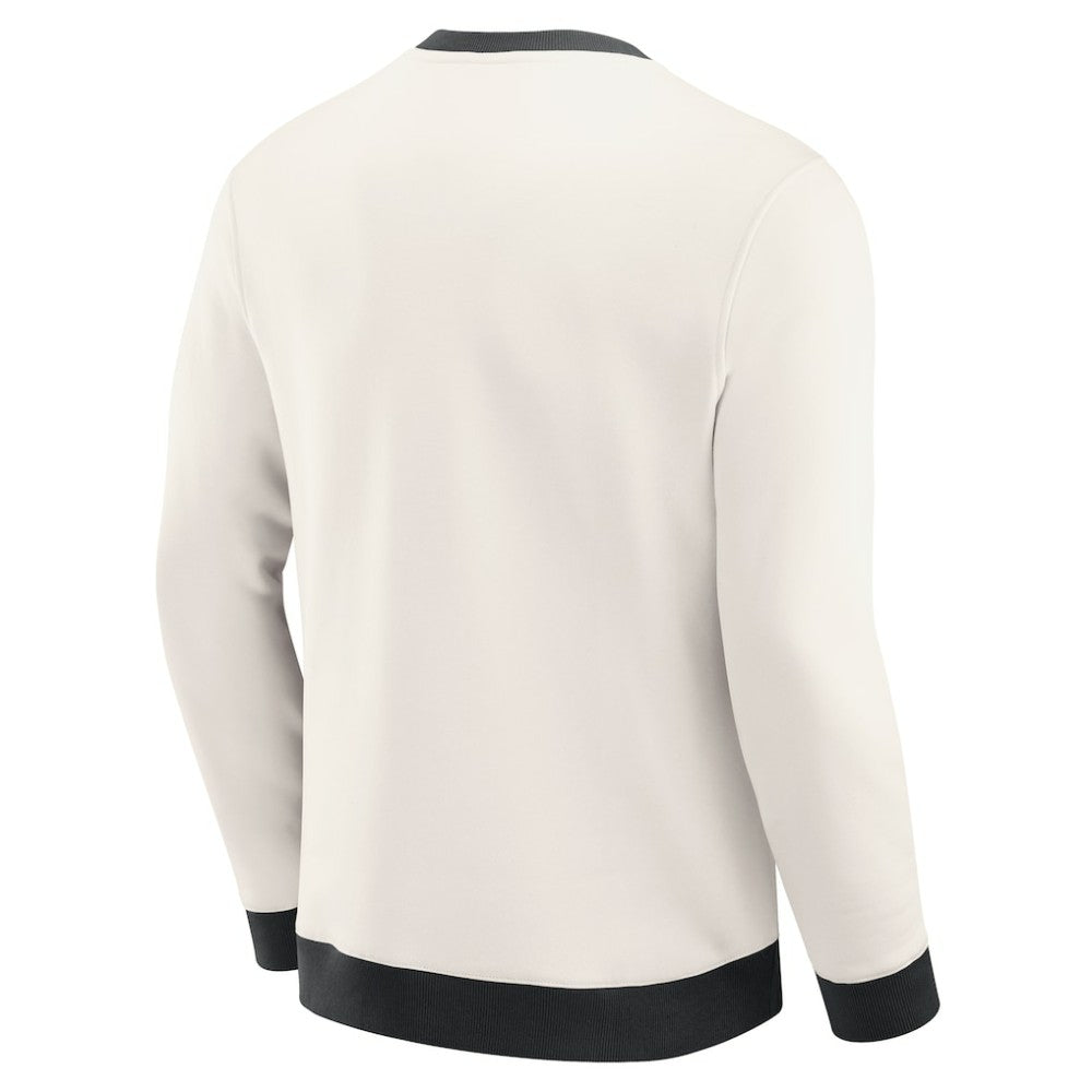 Boston Bruins Darius Rucker Collection by Fanatics Colorblock Pullover Sweatshirt Cream
