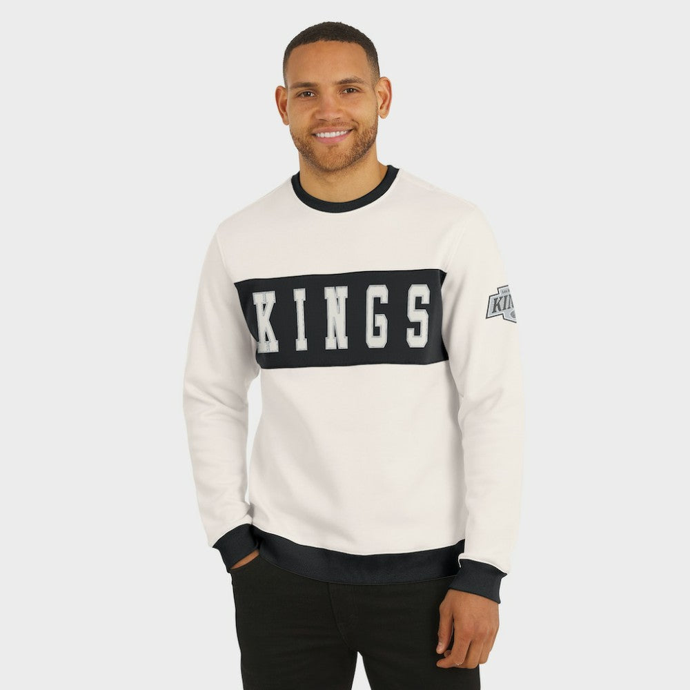 Los Angeles Kings Darius Rucker Collection by Fanatics Colorblock Pullover Sweatshirt Cream
