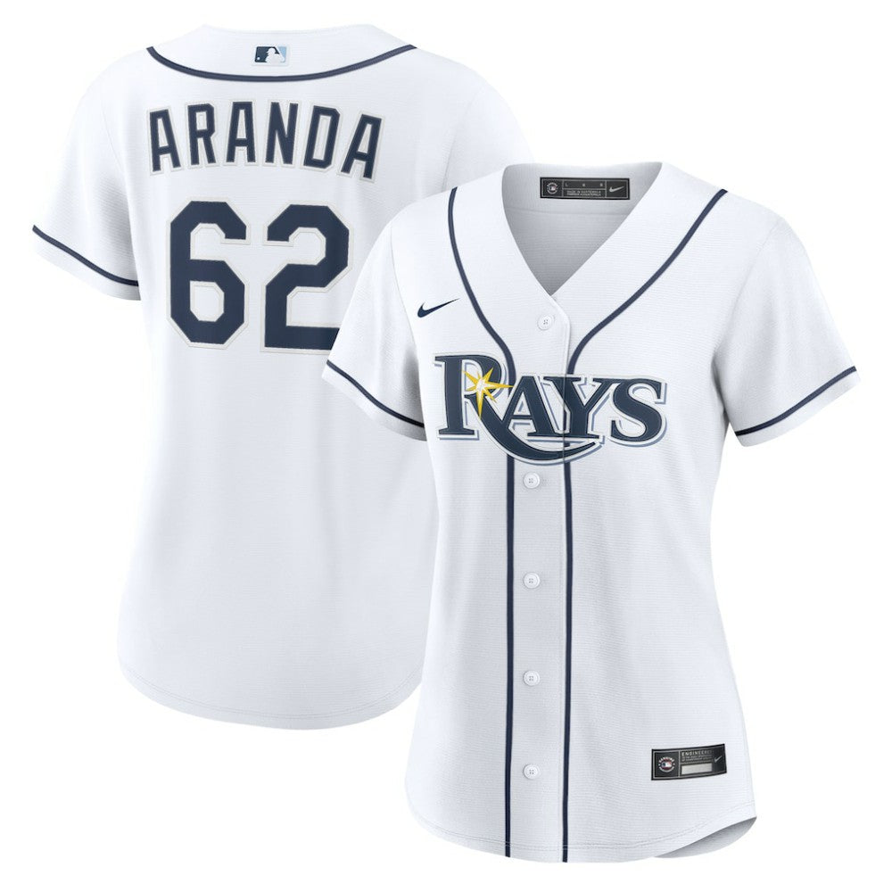 Jonathan Aranda Tampa Bay Rays Women's Home Replica Jersey White | Nike
