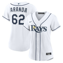 Jonathan Aranda Tampa Bay Rays Women's Home Replica Jersey White | Nike