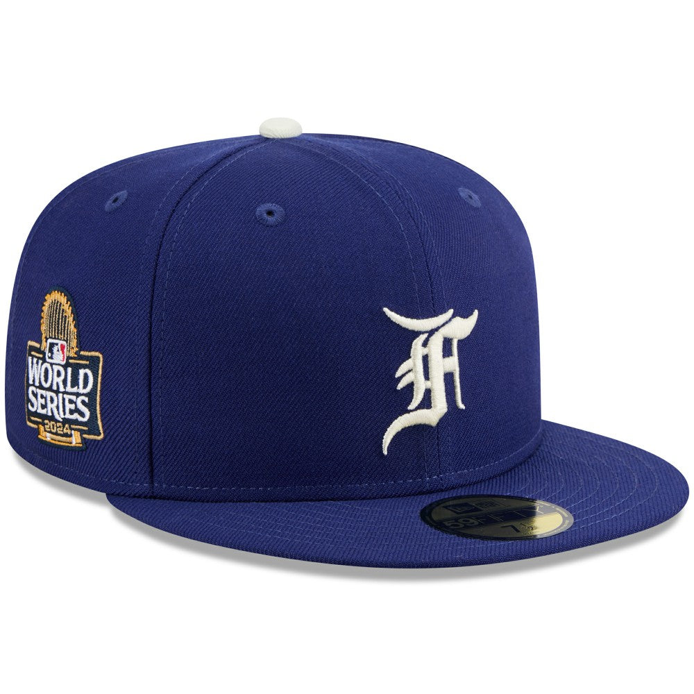 Los Angeles Dodgers x Fear of God 2024 World Series 59FIFTY Fitted Hat Royal | New Era