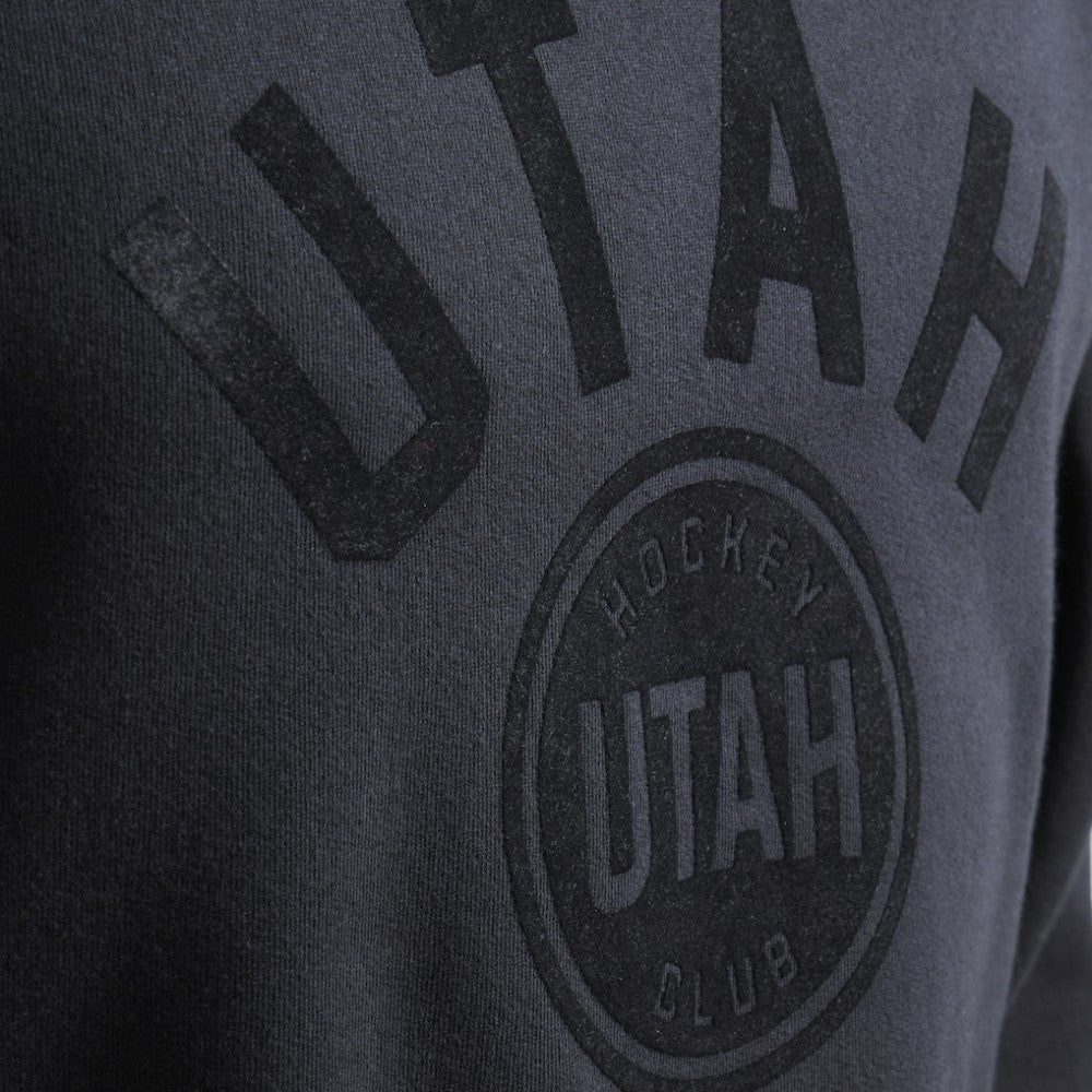 Utah Mammoth Todd Snyder by Fanatics Relaxed Canadian Fleece Crew Black