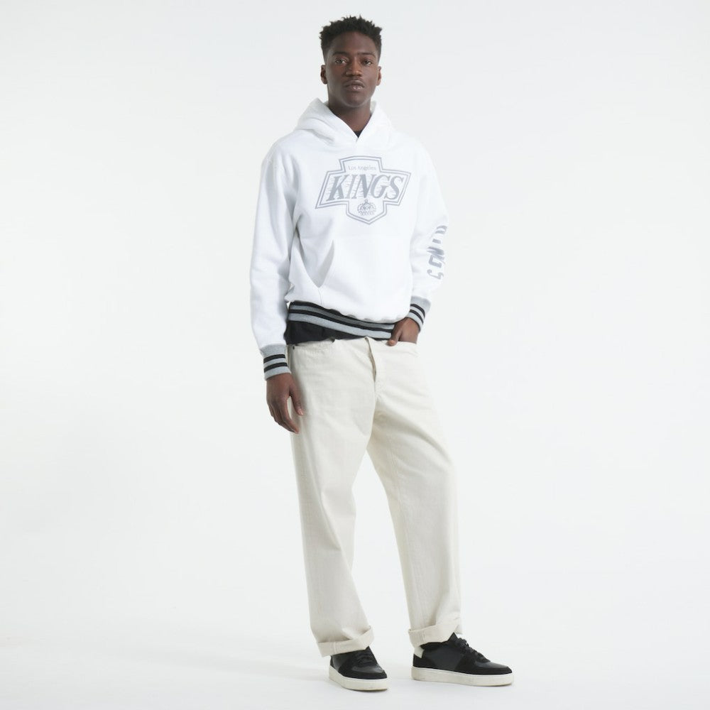 Los Angeles Kings Todd Snyder by Fanatics Relaxed Canadian Fleece Hoodie White