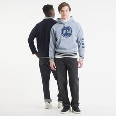 Utah Mammoth Todd Snyder by Fanatics Relaxed Canadian Fleece Hoodie Gray