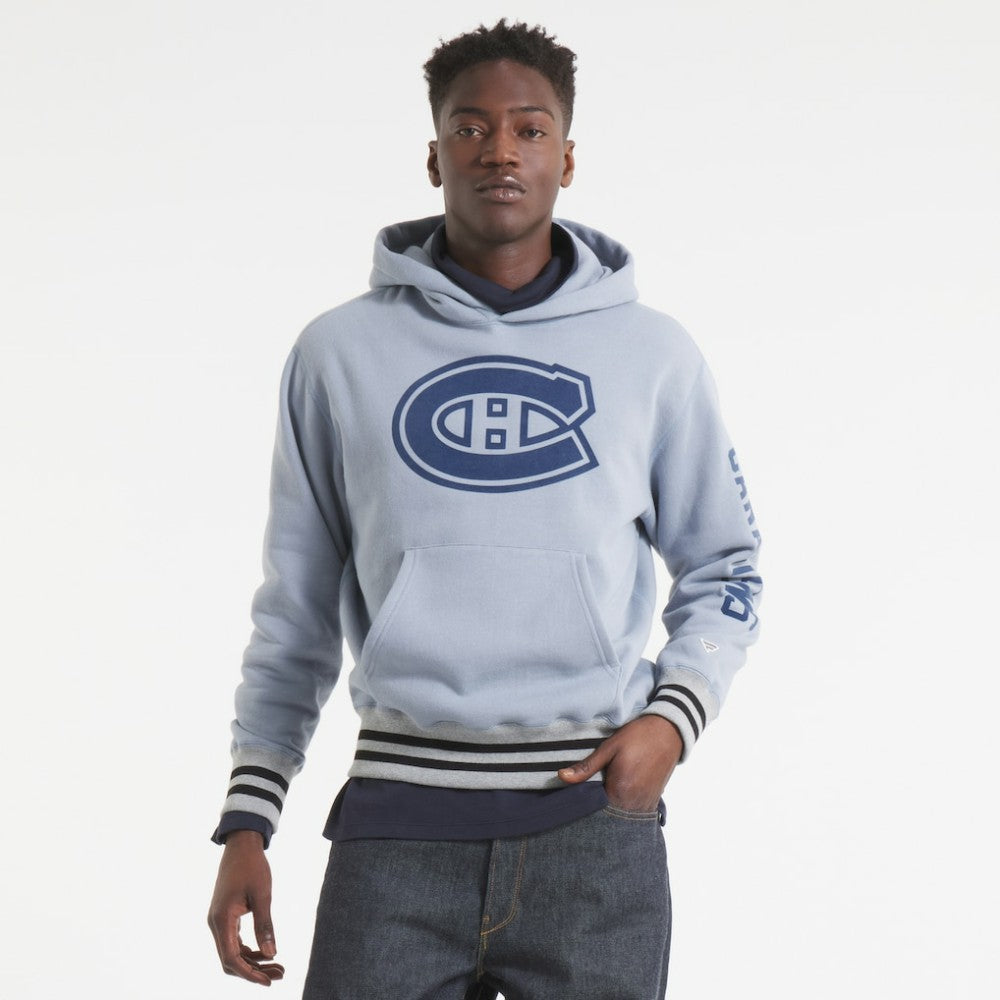 Montreal Canadiens Todd Snyder by Fanatics Relaxed Canadian Fleece Hoodie Gray