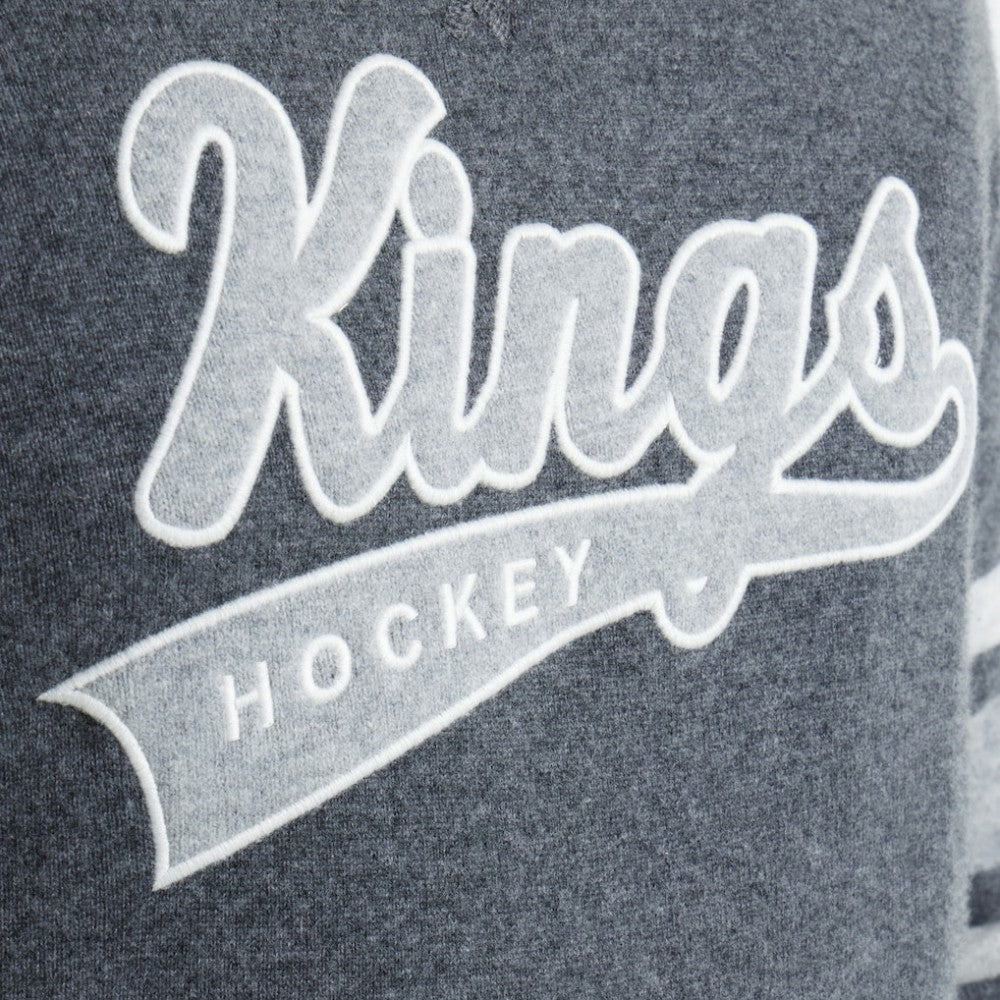 Los Angeles Kings Todd Snyder by Fanatics Cashmere Crew Sweater Heather Gray
