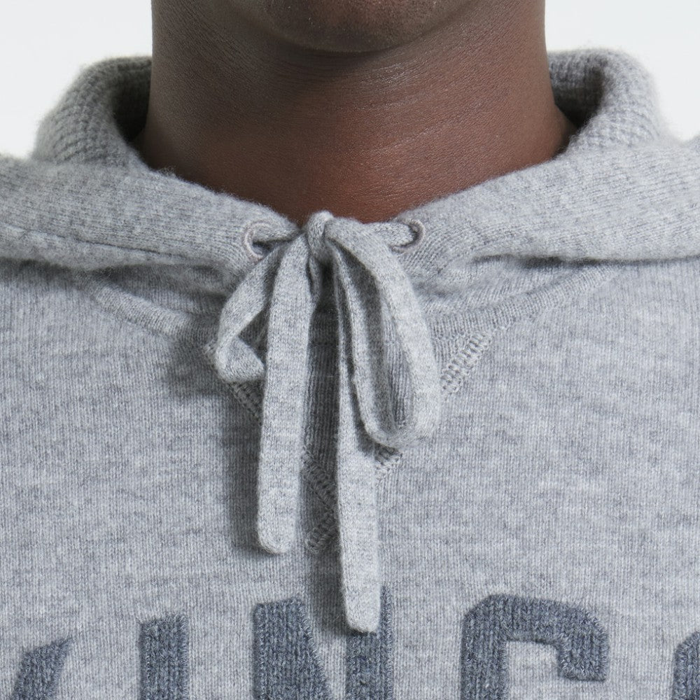 Los Angeles Kings Todd Snyder by Fanatics Cashmere Hooded Sweater Athletic Heather Gray