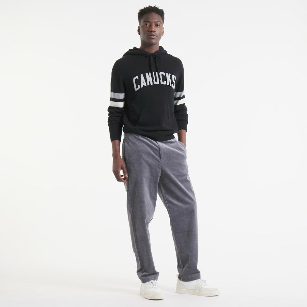 Vancouver Canucks Todd Snyder by Fanatics Cashmere Hooded Sweater Black