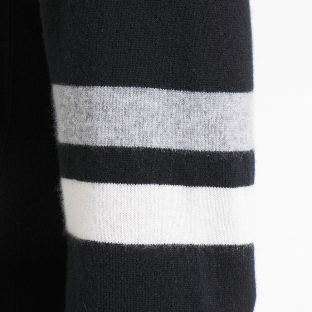 Vancouver Canucks Todd Snyder by Fanatics Cashmere Hooded Sweater Black