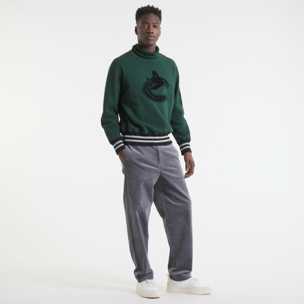 Vancouver Canucks Todd Snyder by Fanatics Relaxed Canadian Fleece Turtleneck Dark Green