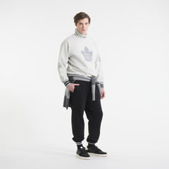 Toronto Maple Leafs Todd Snyder by Fanatics Relaxed Canadian Fleece Turtleneck Heather Gray