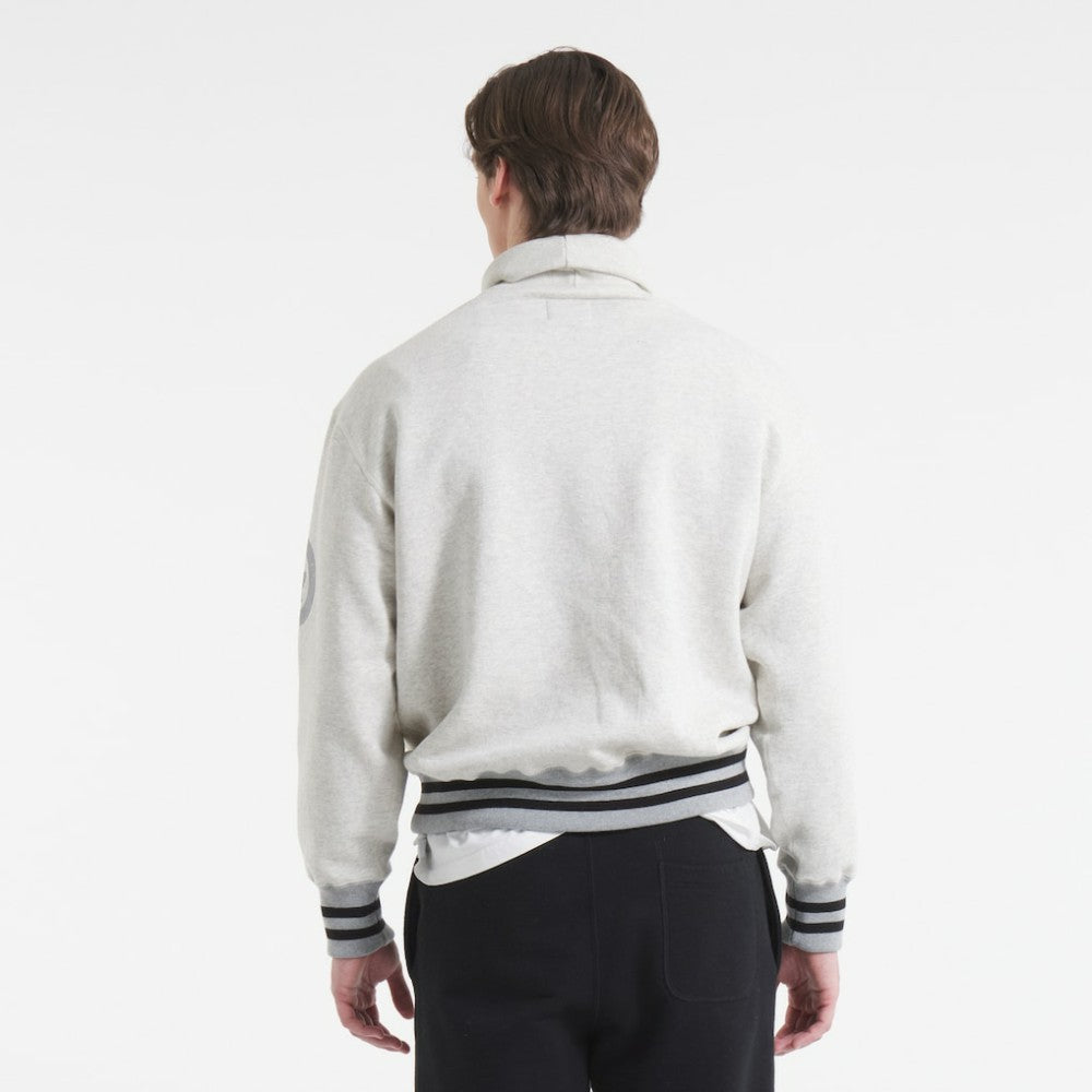 Toronto Maple Leafs Todd Snyder by Fanatics Relaxed Canadian Fleece Turtleneck Heather Gray